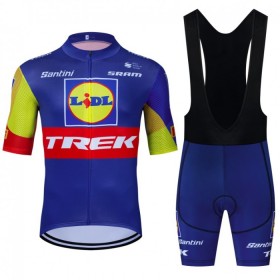 Cykeltøj + Cykelshorts 2024 Lidl-Trek Blå